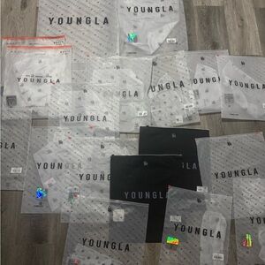 Young LA yla Zipper Bags Lot of 17 total - Multiple Sizes